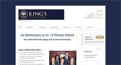 Desktop Screenshot of kingscollegeschool.ca